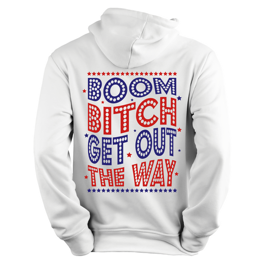 Boom Bitch Full-Zip Hoodie