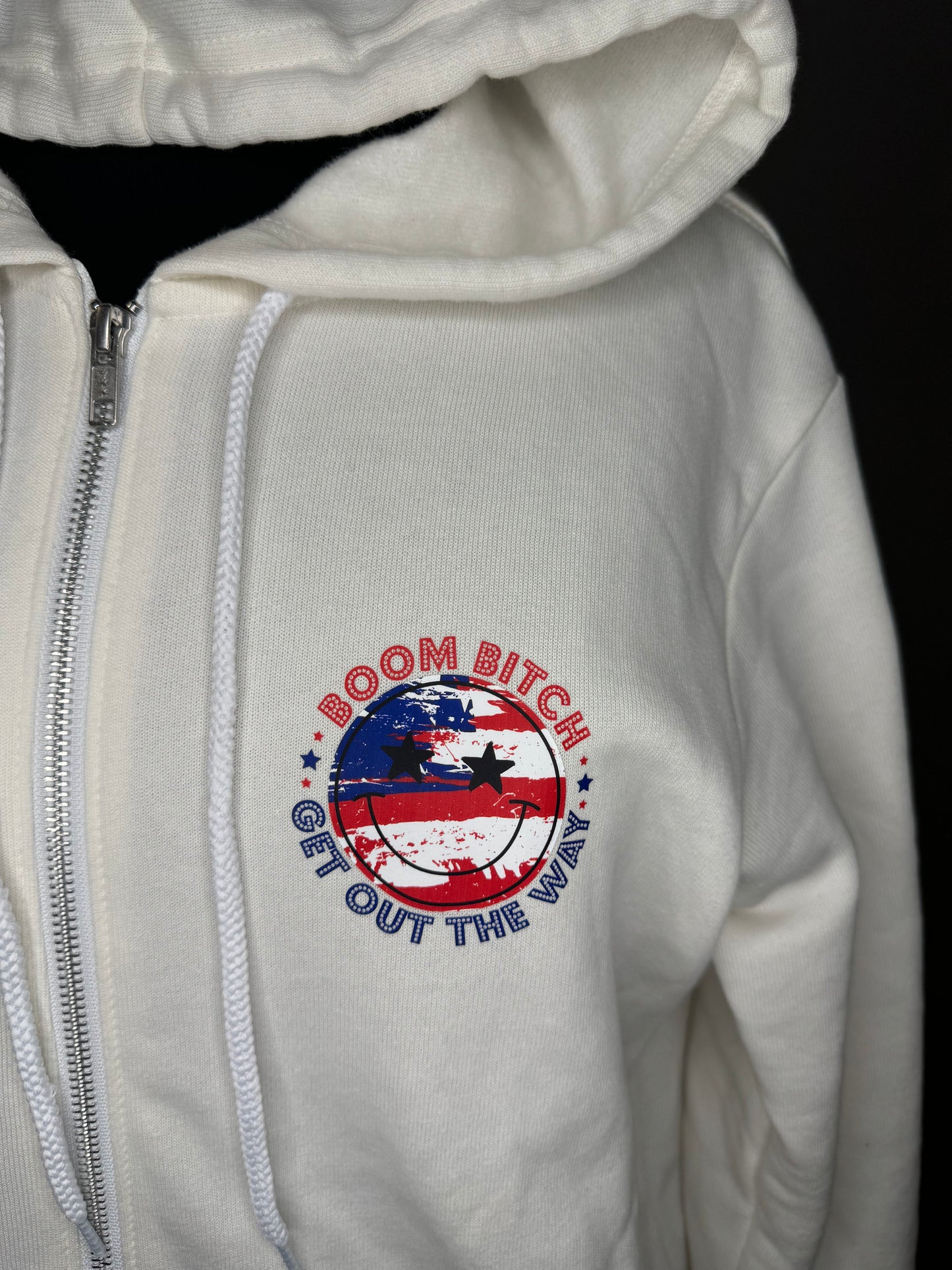 Boom Bitch Full-Zip Hoodie